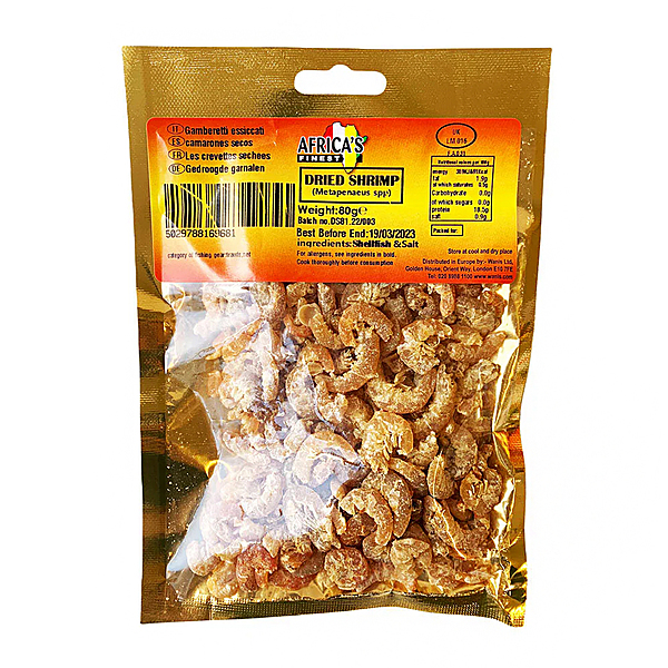 26095 African Finest Dried Shrimp 80g X 10