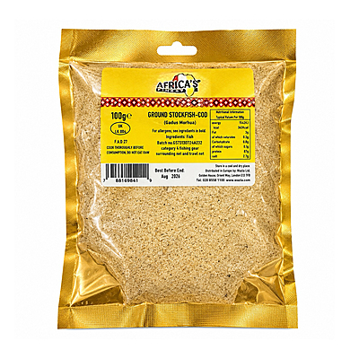 26318     African Finest Ground Stockfish Cod 100g X 10