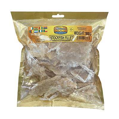24859 African sea stockfish fillets 10 x 100g