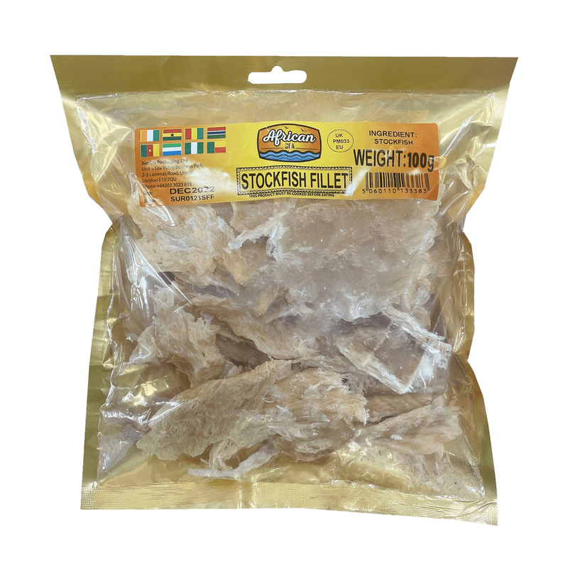24859 African sea stockfish fillets 10 x 100g