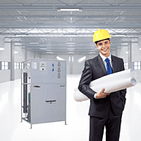 Aqua guard RO Plant 500 LPH with TFC Membrane installed in factory Aqua guard RO Plant 500 LPH with TFC Membrane installed in factory