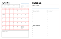 Agenda personnalisé