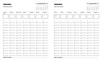 Agenda personnalisé