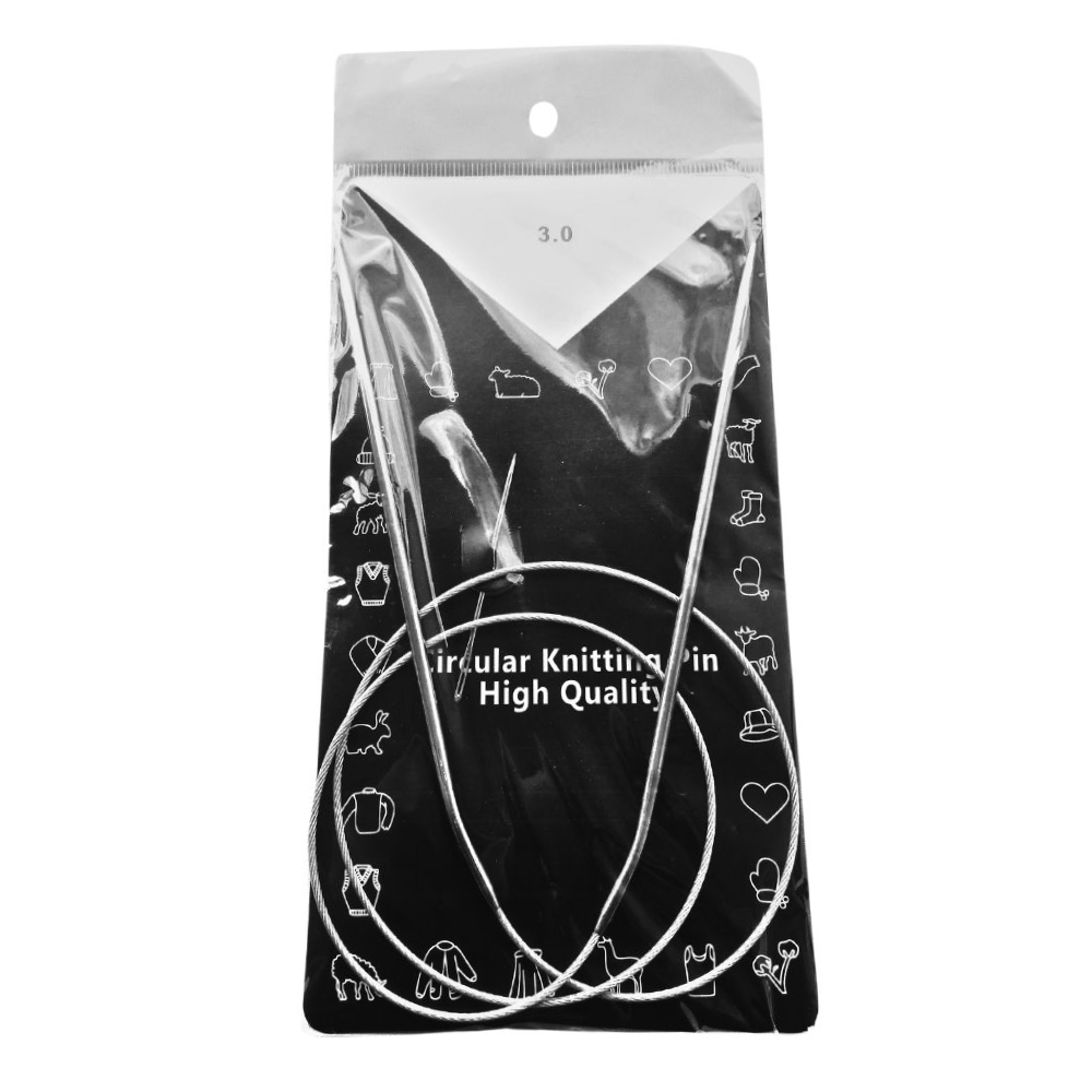 Aguja Circular No 3 X 80Cm Paquete X 10 Und Aguja Circular No 3 X 80Cm Paquete X 10 Und