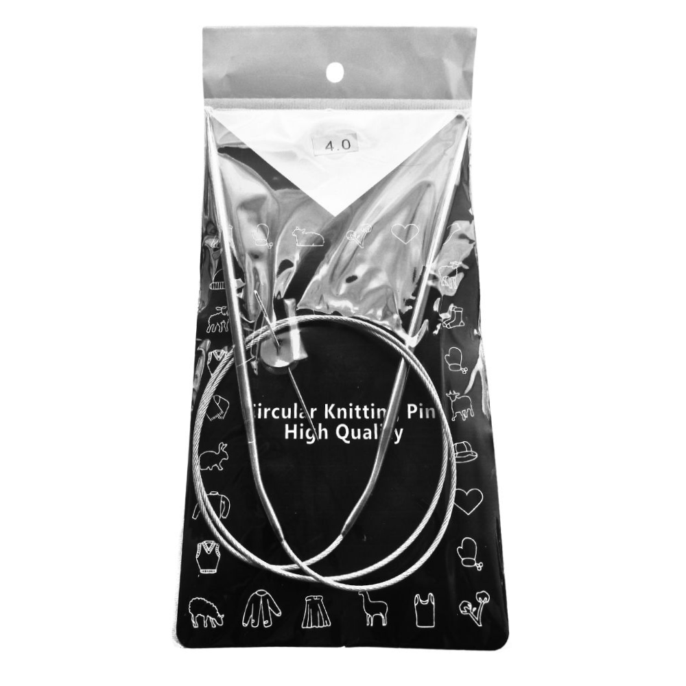 Aguja Circular No 4 X 80Cm Paquete X 10 Und Aguja Circular No 4 X 80Cm Paquete X 10 Und