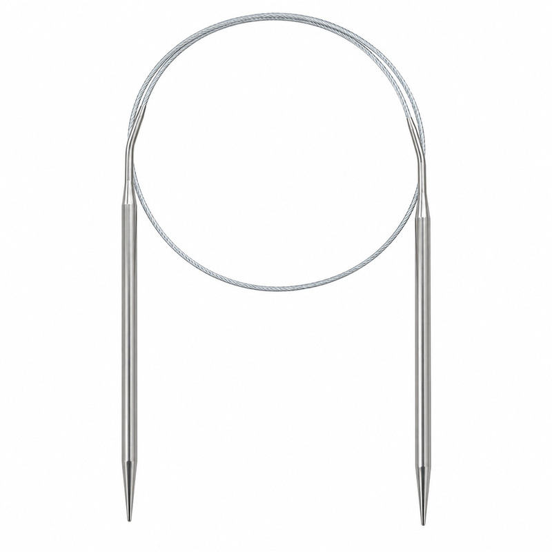 Aguja Circular No 5 X 80Cm Paquete X 10 Und