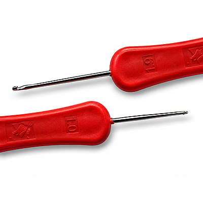 Aguja Crochet Doble Servicio Ergonomica 1.0-1.9Mm Paquete X12 Unidades