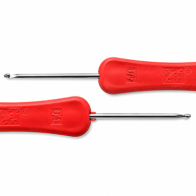 Aguja Crochet Doble Servicio Ergonomica 3.0-4.0Mm Paquete X12 Unidades