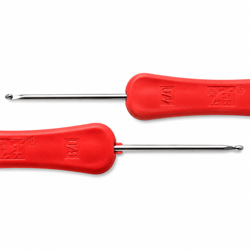 Aguja Crochet Doble Servicio Ergonomica 3.0-4.0Mm Paquete X12 Unidades
