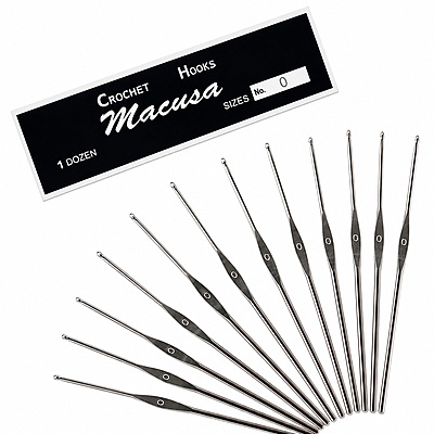 Aguja Crochet Macussa No 0 Caja X12 Unidades