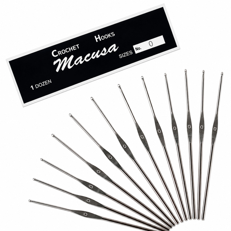 Aguja Crochet Macussa No 0 Caja X12 Unidades
