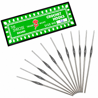 Aguja Crochet Rose No 12 Caja X 144Und
