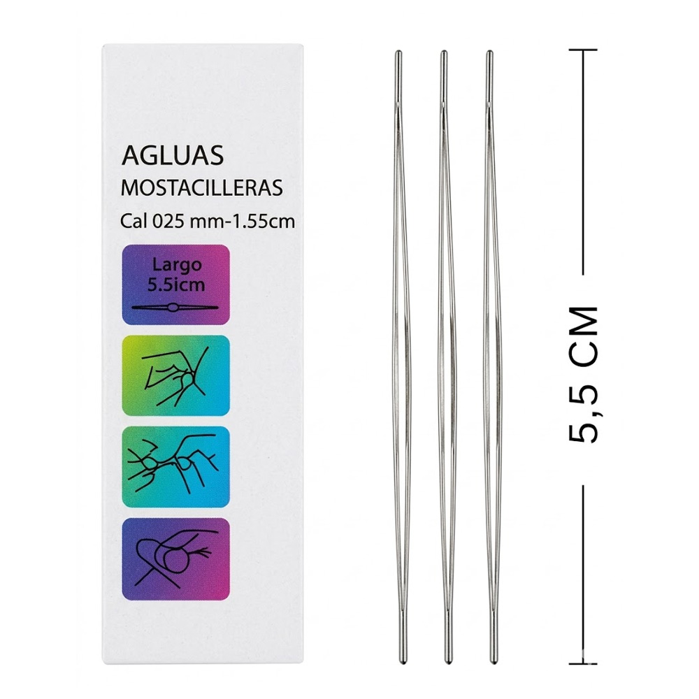 Aguja Mostacillera (0.25) Paño X 3Und Aguja Mostacillera (0.25) Paño X 3Und
