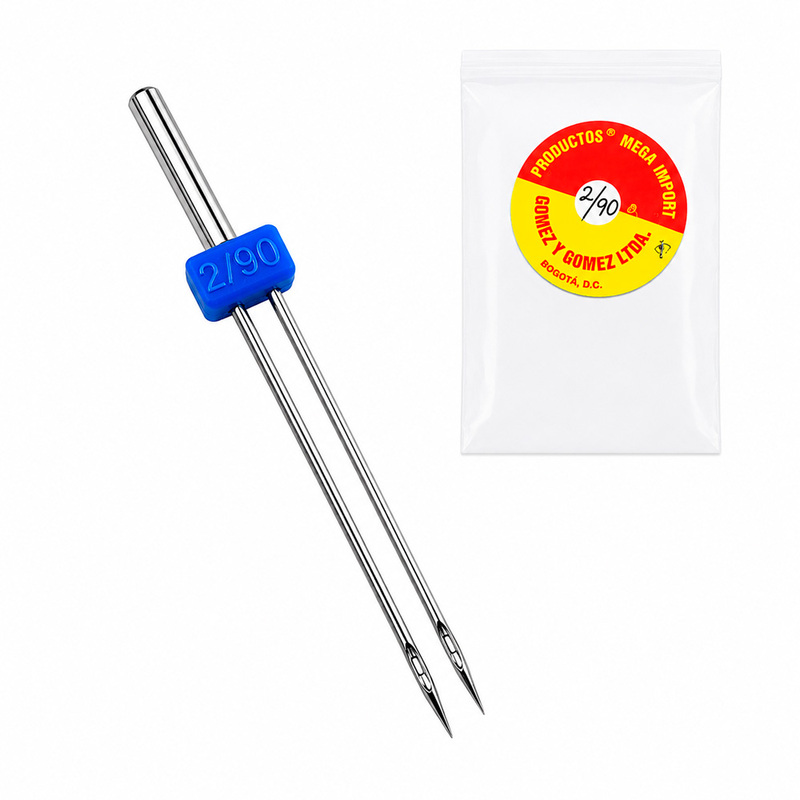 Aguja Para Maquina Hz*1 2Mm 14-90 Gemela Paquete X 10 Unidades Aguja Para Maquina Hz*1 2Mm 14-90 Gemela Paquete X 10 Unidades
