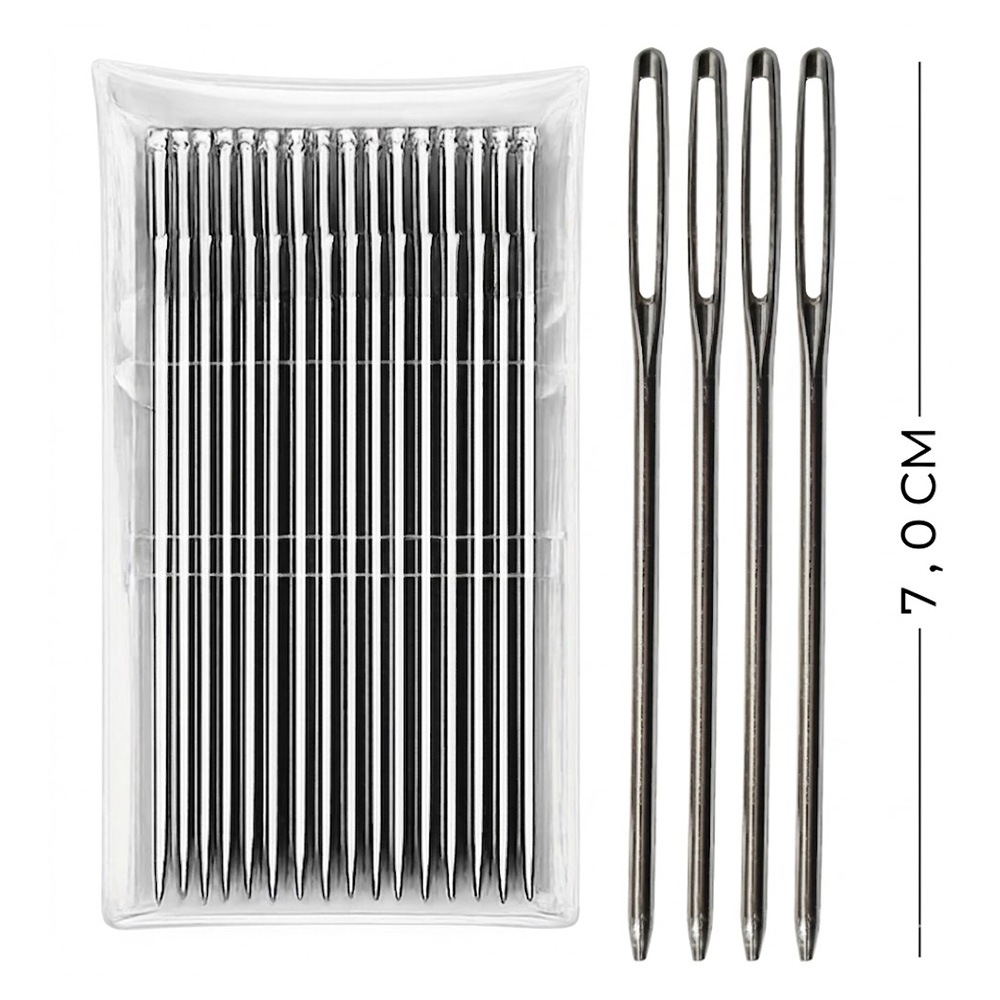 Aguja Punta Roma 70mm No 13 Ojo Plateado Paquete X 250Und Aguja Punta Roma 70mm No 13 Ojo Plateado Paquete X 250Und