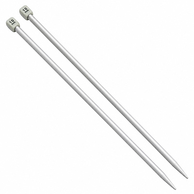 Aguja Tejer En Dos 10 Mm X 35Cm Paquete X 10 Pares