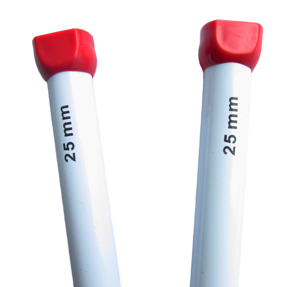 Aguja Tejer En Dos 25Mm X 35Cm  Paquete X 1 Par Aguja Tejer En Dos 25Mm X 35Cm  Paquete X 1 Par