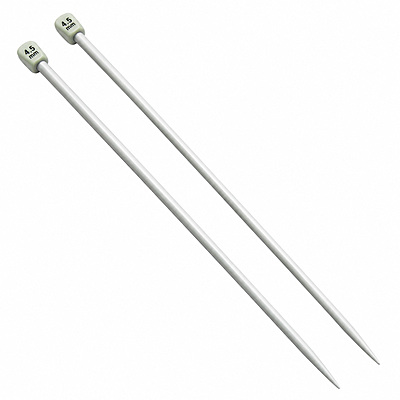 Aguja Tejer En Dos 4.5 Mm X 35Cm Paquete X 10 Pares