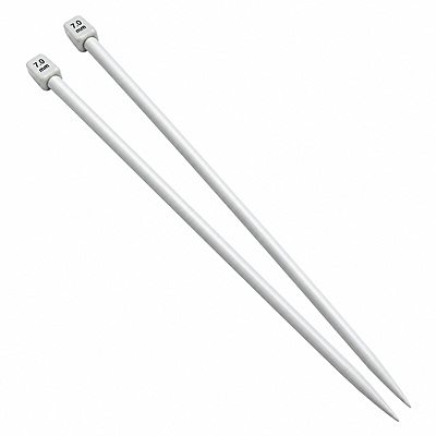 Aguja Tejer En Dos 7.0 Mm X 35Cm Paquete X 10 Pares Aguja Tejer En Dos 7.0 Mm X 35Cm Paquete X 10 Pares