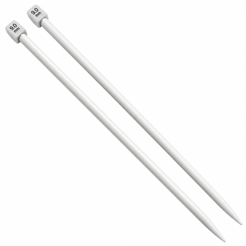 Aguja Tejer En Dos 9.0 Mm X 35Cm Paquete X 10 Pares Aguja Tejer En Dos 9.0 Mm X 35Cm Paquete X 10 Pares
