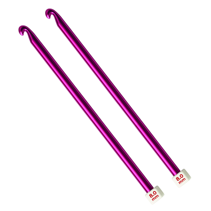 Aguja Crochet Tunecino Colores 8.0 mm Paquete x 5 Unidades Aguja Crochet Tunecino Colores 8.0 mm Paquete x 5 Unidades