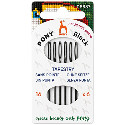 Agujetero Pony Black Tapestry -16 Caja x 5 Tarjetas