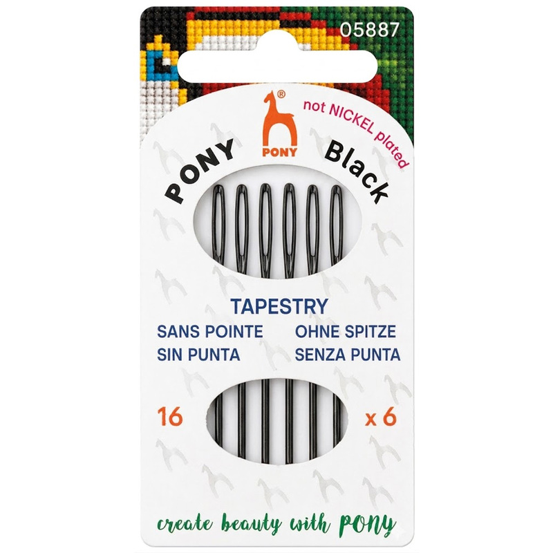 Agujetero Pony Black Tapestry -16 Caja x 5 Tarjetas Agujetero Pony Black Tapestry -16 Caja x 5 Tarjetas