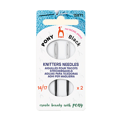 Agujetero  Pony Knitter Needle 14/17 Caja x 5 Tarjetas
