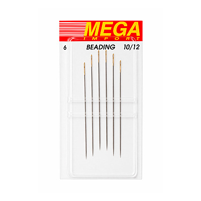 Agujetero Pony Mostacilla No 10/12 Caja X 10 Tarjetas