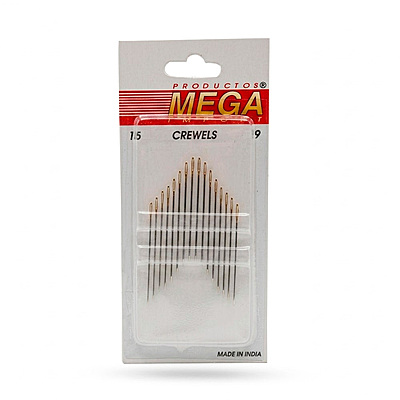 Agujetero Pony Para Bordar Crewels No 9 Caja X 10 Tarjetas