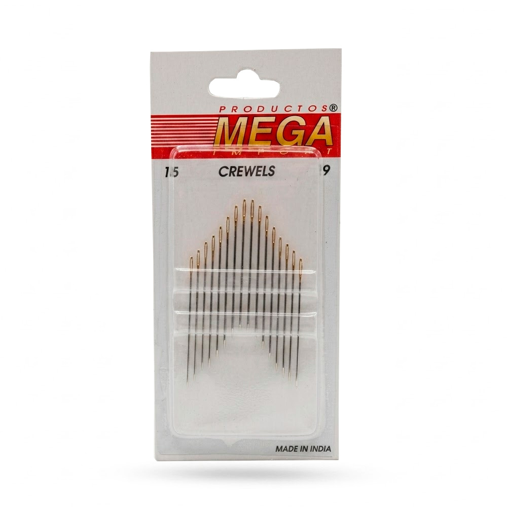 Agujetero Pony Para Bordar Crewels No 9 Caja X 10 Tarjetas