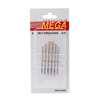 Agujetero Pony Para Ciegos No 4/8  Ojo Dorado Caja X 10 Tarjetas