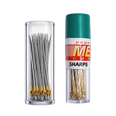 Agujetero Pony Sharps Tubo Ojo Dorado No  1/5  Caja X 20 Tubos