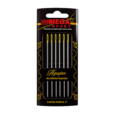 Agujeteros Capoteras 3 1/2 Ojo Dorado Paquete X 10