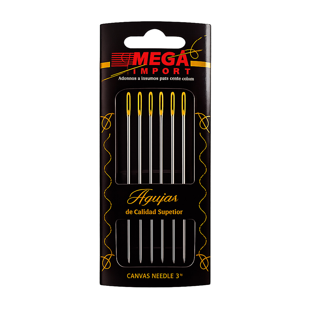 Agujeteros Capoteras 3 1/2 Ojo Dorado Paquete X 10