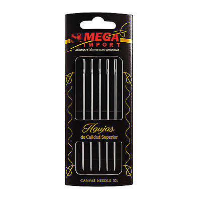 Agujeteros Capoteras 3 1/2 Ojo Plateado Paquete X 10