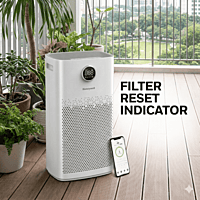 Close-up of the digital touch control panel on the Honeywell Air Touch P2 Platinum Series. Close-up of the digital touch control panel on the Honeywell Air Touch P2 Platinum Series.