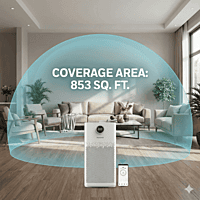 Honeywell Air Touch P2 Platinum Series portable air purifier suitable for large bedrooms. Honeywell Air Touch P2 Platinum Series portable air purifier suitable for large bedrooms.