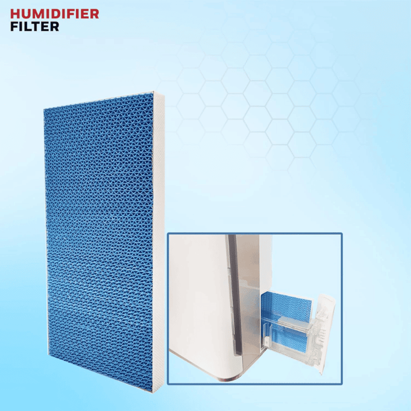 A user adjusting the fan speed settings on the Honeywell Air Touch U2 interface.