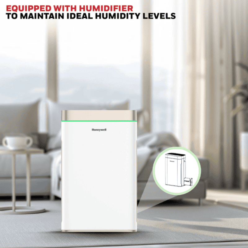 Honeywell Air Touch U2 displaying the power cord and sensor placement.