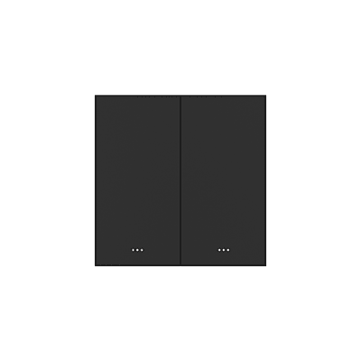 Zigbee 2 Gang Key Switch-EU - Black
