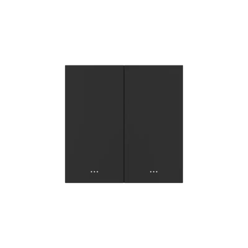 Zigbee 2 Gang Key Switch-EU - Black