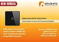 Zigbee Smart Boiler Switch Black