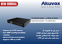 TC-R3110 4HA -  1 HDD AI NVR