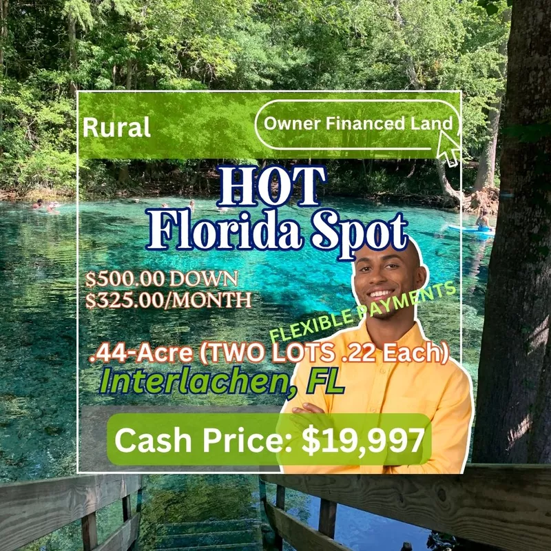 Alan Dr. & Kitty Ave. - Affordable .44 Acre Vacant Dual Lots Interlachen, FL