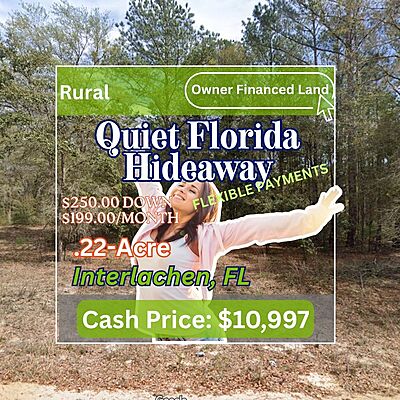 Alan Dr. & Kitty Ave. - Affordable .22 Acre Vacant Lot in Interlachen