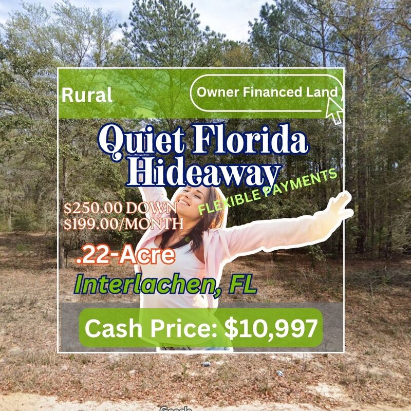 Alan Dr. & Kitty Ave. - Affordable .22 Acre Vacant Lot in Interlachen