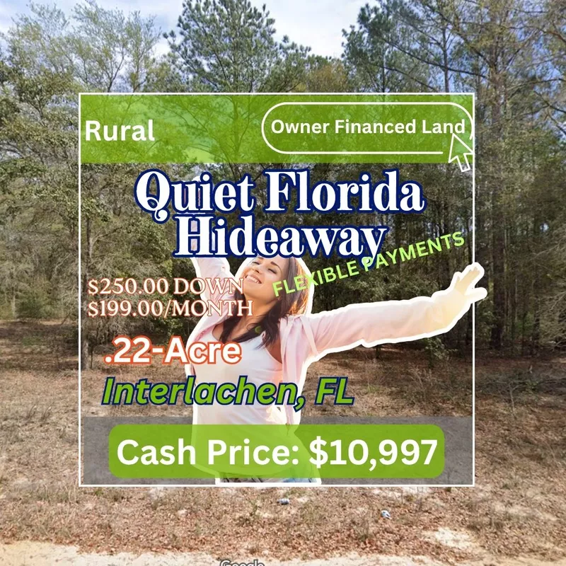 Alan Dr. & Kitty Ave. - Affordable .22 Acre Vacant Lot in Interlachen