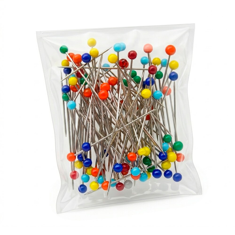 Alfiler Cabeza De Vidrio Caja X 20 Cientos Estuches X 100 Unidades Alfiler Cabeza De Vidrio Caja X 20 Cientos Estuches X 100 Unidades