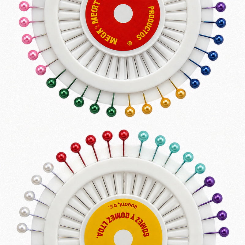 Alfiler Cabeza Perla Colores 38Mm Caja X 144 Ruedas X 40 Piezas Alfiler Cabeza Perla Colores 38Mm Caja X 144 Ruedas X 40 Piezas